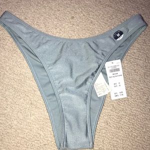 High leg Hollister bikini bottom (light blue)